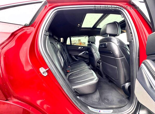 5UXCY8C09M9E51267 2021 BMW X6 Burgundy 