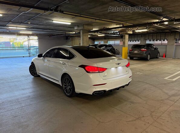 KMHGN4JB3JU230984 2018 GENESIS G80 Белый 