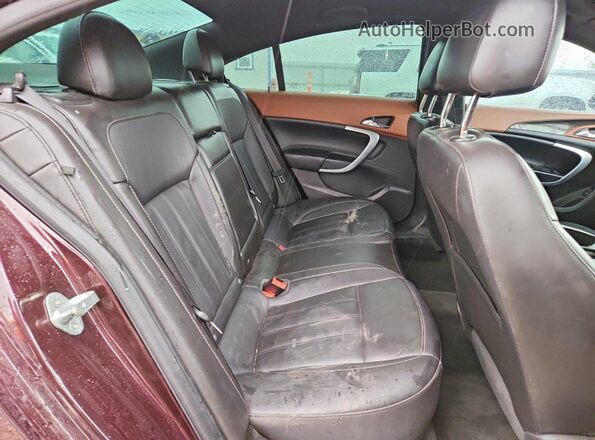 2G4GL5EX9H9121664 2017 BUICK REGAL Burgundy Widok wnętrza z tyłu