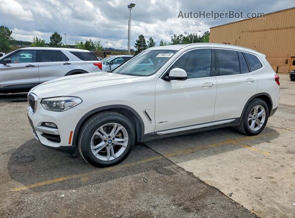 5UXTR9C50JLC79921 2018 BMW X3 White 