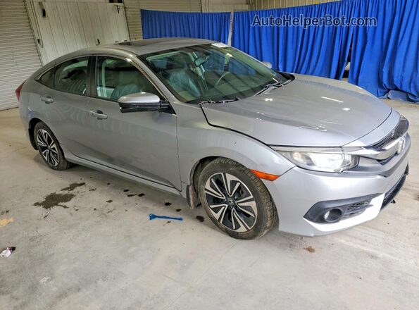 19XFC1F72HE209528 2017 HONDA CIVIC Gray Вид спереду