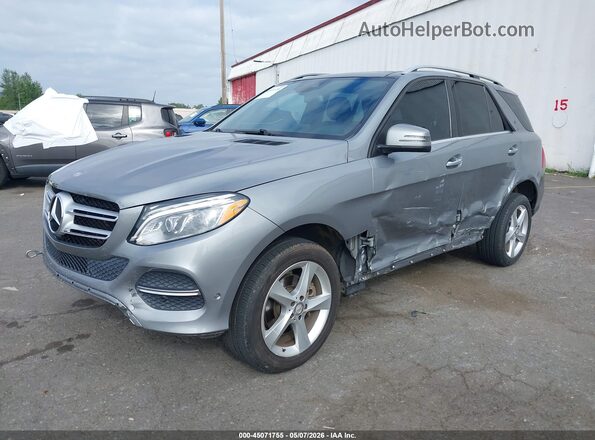 4JGDA0EB5GA677036 2016 MERCEDES-BENZ GLE 300D Gray Առջևի ձախ երեք քառորդ տեսարան