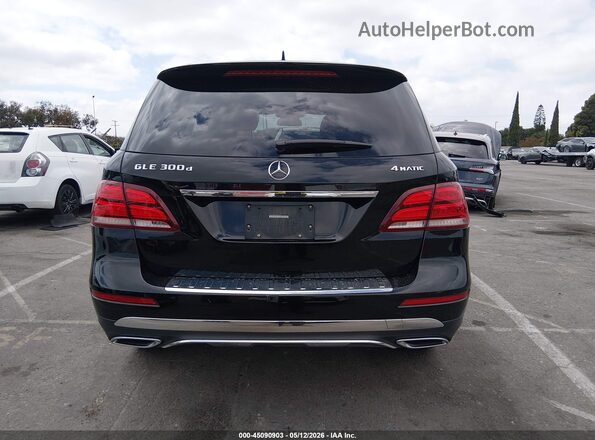 4JGDA0EB9GA628597 2016 MERCEDES-BENZ GLE 300D Black 