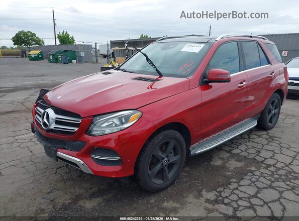 4JGDA5HB0HA918883 2017 MERCEDES-BENZ GLE 350 Red Front left