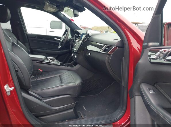 4JGDA5HB0HA918883 2017 MERCEDES-BENZ GLE 350 Red Front interior view