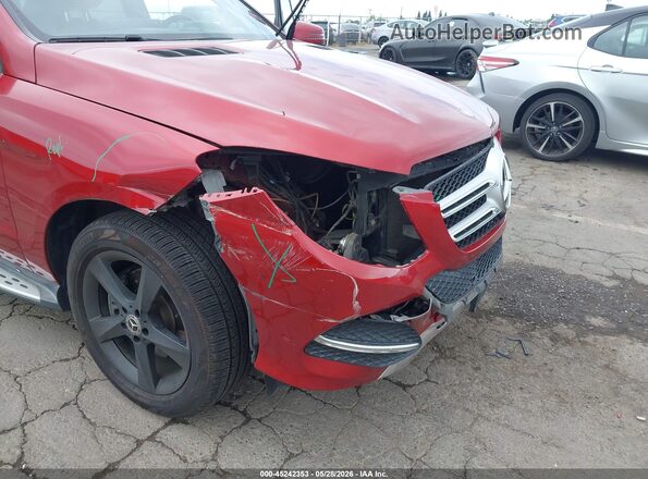 4JGDA5HB0HA918883 2017 MERCEDES-BENZ GLE 350 Red Front view