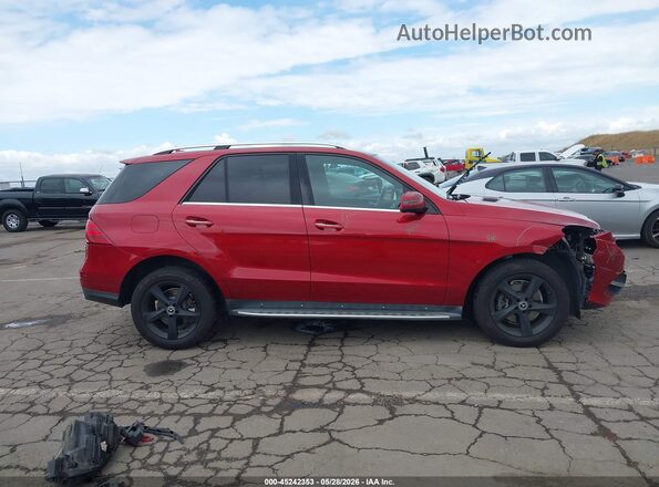 4JGDA5HB0HA918883 2017 MERCEDES-BENZ GLE 350 Red 360 interior view