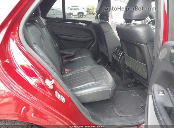4JGDA5HB0HA918883 2017 MERCEDES-BENZ GLE 350 Red VIN sticker view