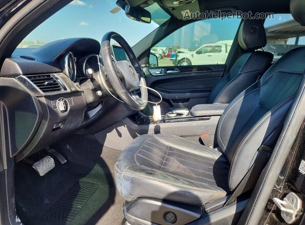4JGDA5HB0JB008733 2018 MERCEDES-BENZ GLE Black Вид салону спереду