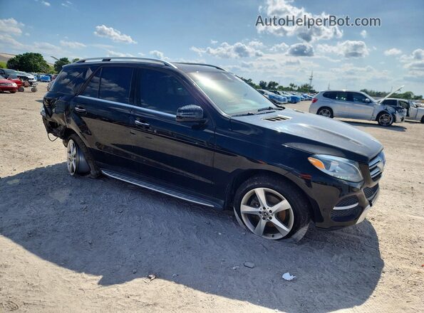 4JGDA5HB0JB008733 2018 MERCEDES-BENZ GLE Black Передня права чверть