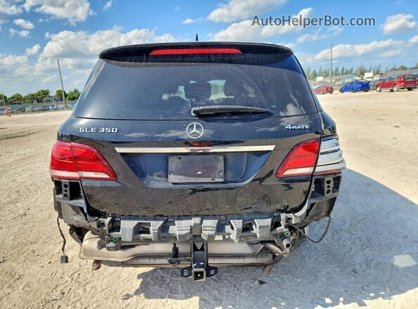 4JGDA5HB0JB008733 2018 MERCEDES-BENZ GLE Black Вид ззаду