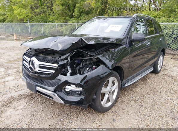 4JGDA5HB2HA965056 2017 MERCEDES-BENZ GLE 350 Black წინა მარცხენა ხედი სამი მეოთხედიდან