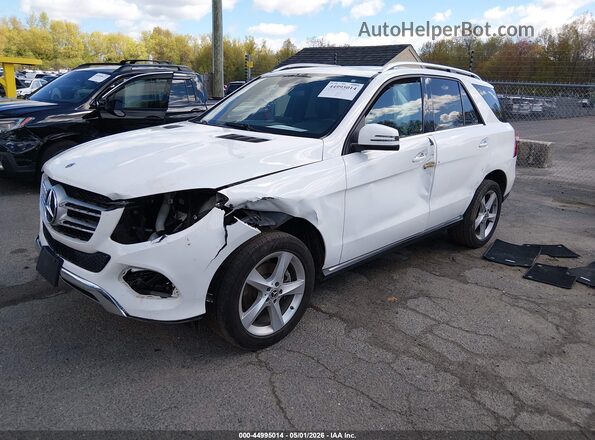 4JGDA5HB2JB123222 2018 MERCEDES-BENZ GLE 350 Белый Передняя левая четверть