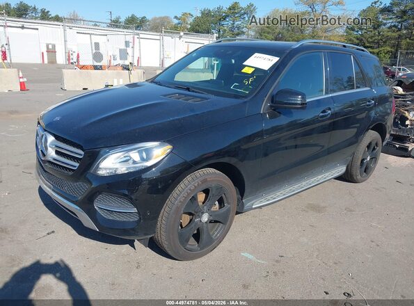 4JGDA5HB3GA794400 2016 MERCEDES-BENZ GLE 350 4MATIC Black Przód lewy