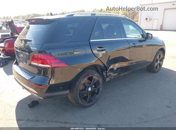 4JGDA5HB3GA794400 2016 MERCEDES-BENZ GLE 350 4MATIC Black Tył prawy