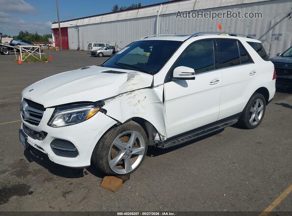 4JGDA5HB3HA822648 2017 MERCEDES-BENZ GLE 350 Белый Передняя левая четверть