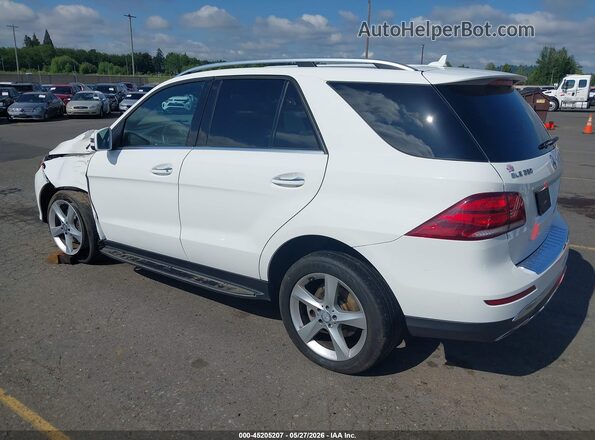 4JGDA5HB3HA822648 2017 MERCEDES-BENZ GLE 350 Белый Задняя левая четверть
