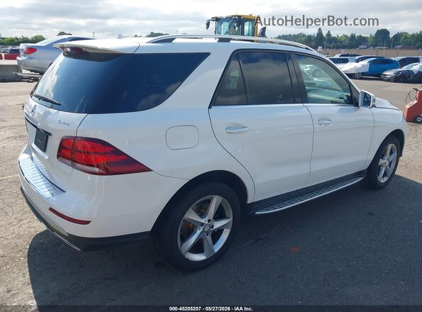 4JGDA5HB3HA822648 2017 MERCEDES-BENZ GLE 350 Белый Задняя правая четверть