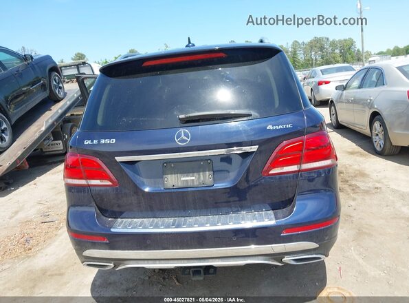 4JGDA5HB3JB015157 2018 MERCEDES-BENZ GLE 350 Синий 