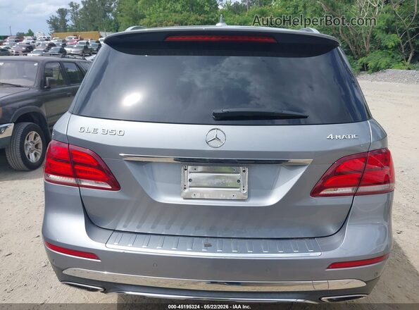 4JGDA5HB4GA688358 2016 MERCEDES-BENZ GLE 350 Серебряный 