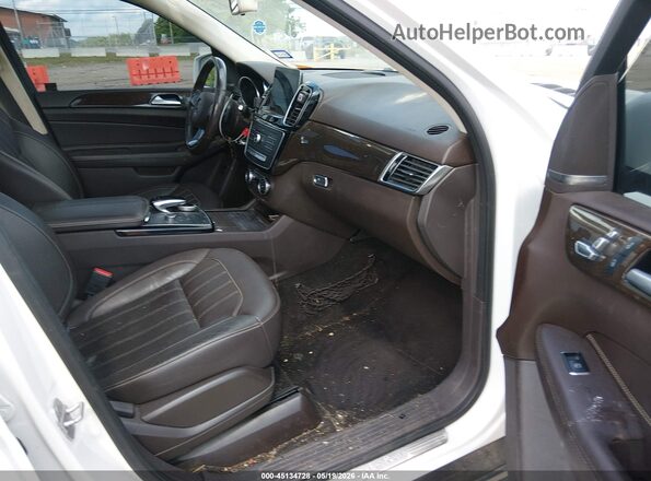 4JGDA5HB4HA946167 2017 MERCEDES-BENZ GLE 350 White Вид салону спереду