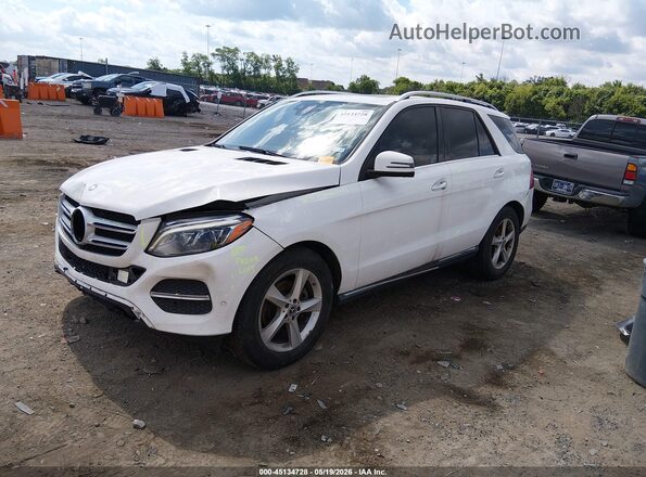 4JGDA5HB4HA946167 2017 MERCEDES-BENZ GLE 350 White Передня ліва чверть