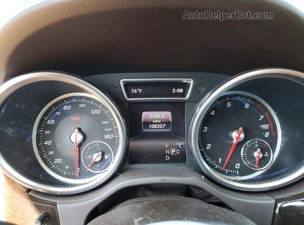 4JGDA5HB4JB124436 2018 MERCEDES-BENZ GLE Black Instrument cluster view