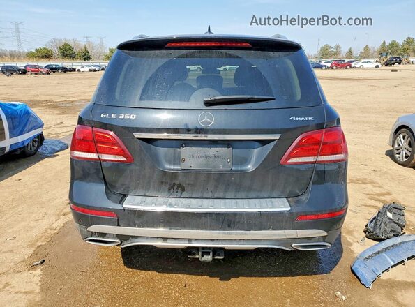 4JGDA5HB4JB124436 2018 MERCEDES-BENZ GLE Black Rear view