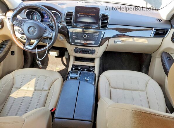 4JGDA5HB4JB124436 2018 MERCEDES-BENZ GLE Black Dashboard view