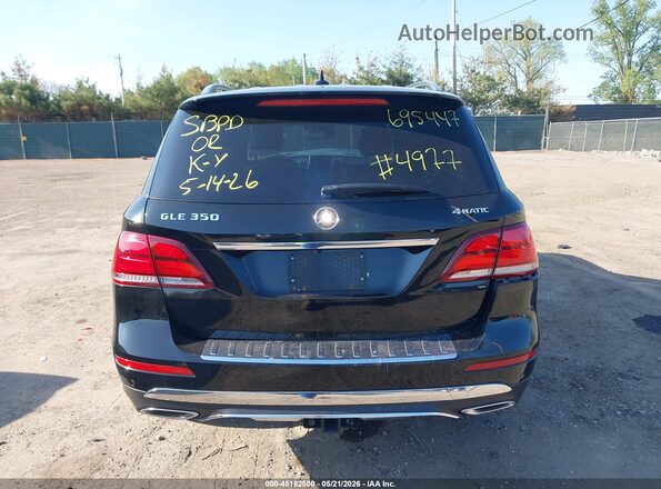 4JGDA5HB5GA695447 2016 MERCEDES-BENZ GLE 350 Black 