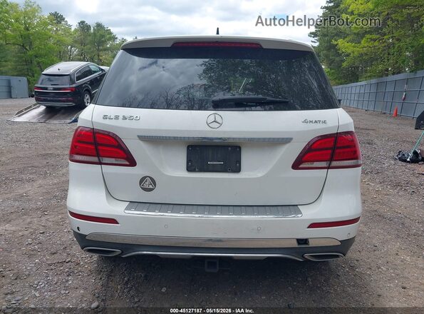 4JGDA5HB5HA917888 2017 MERCEDES-BENZ GLE 350 White 