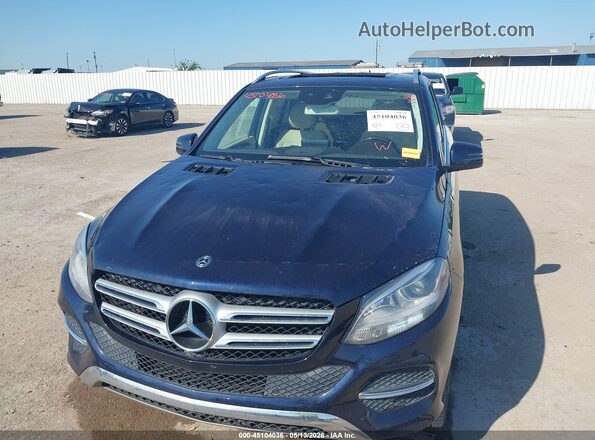 4JGDA5HB5JB044384 2018 MERCEDES-BENZ GLE 350 Синий Вид спереди