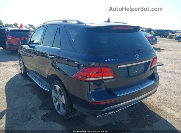 4JGDA5HB5JB044384 2018 MERCEDES-BENZ GLE 350 Синий Задняя левая четверть