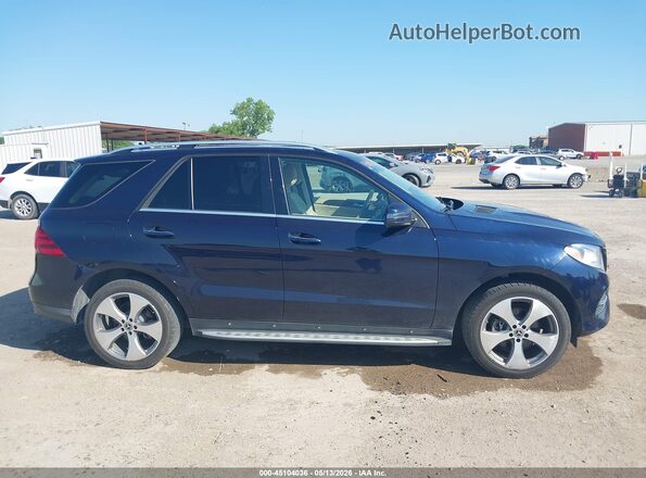 4JGDA5HB5JB044384 2018 MERCEDES-BENZ GLE 350 Синий Вид задней части салона