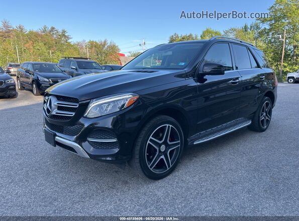 4JGDA5HB6GA711834 2016 MERCEDES-BENZ GLE 350 Black Front left