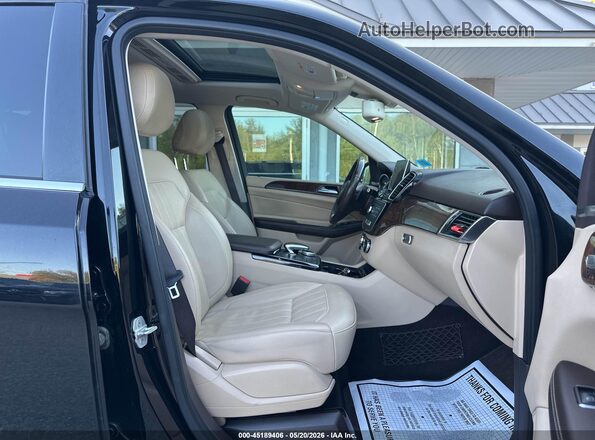 4JGDA5HB6GA711834 2016 MERCEDES-BENZ GLE 350 Black Front interior view