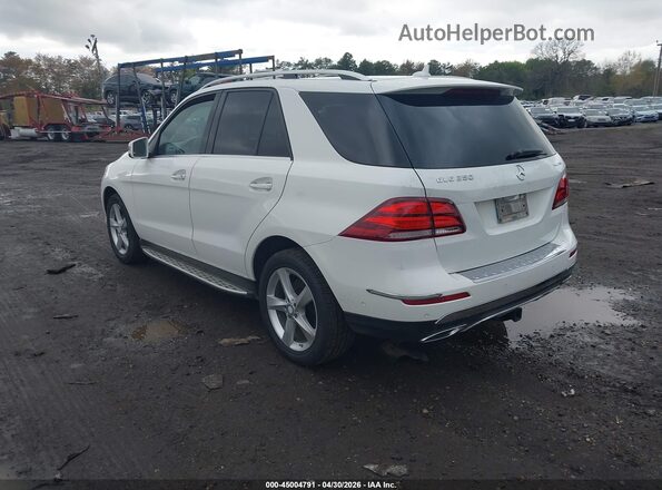 4JGDA5HB6HA950303 2017 MERCEDES-BENZ GLE 350 Белый Задняя левая четверть