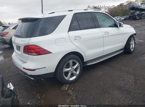 4JGDA5HB6HA950303 2017 MERCEDES-BENZ GLE 350 Белый Задняя правая четверть