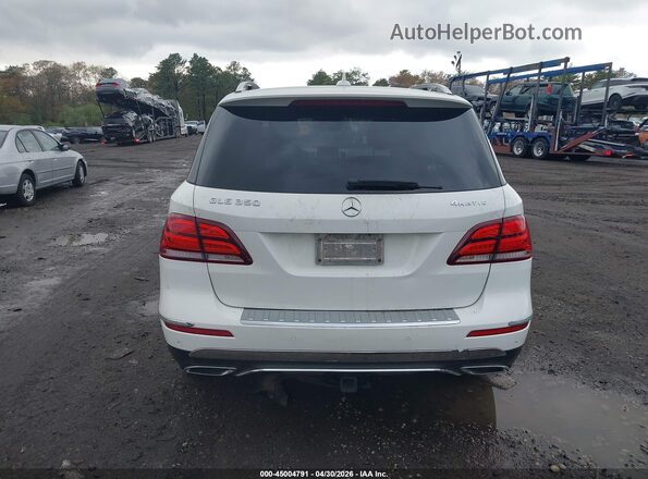 4JGDA5HB6HA950303 2017 MERCEDES-BENZ GLE 350 Белый 