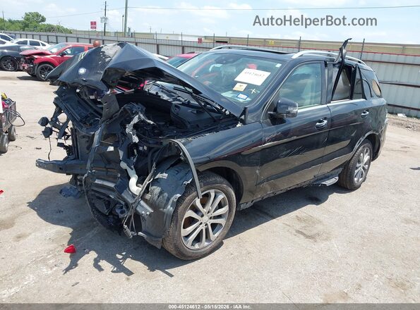 4JGDA5HB7HA818280 2017 MERCEDES-BENZ GLE 350 Черный Передняя левая четверть