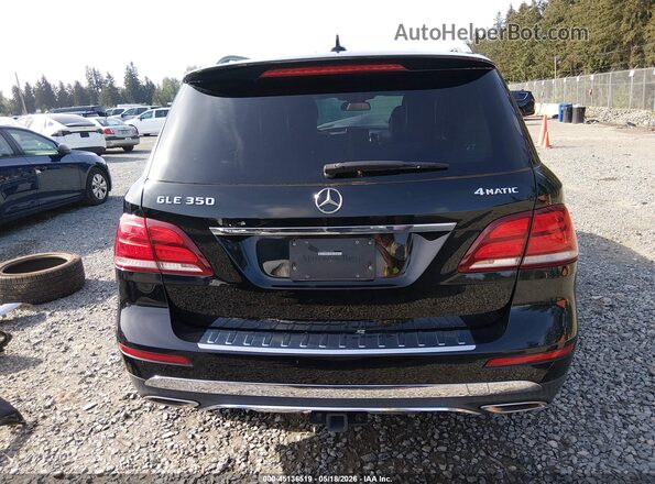 4JGDA5HB9GA678750 2016 MERCEDES-BENZ GLE 350 Black 