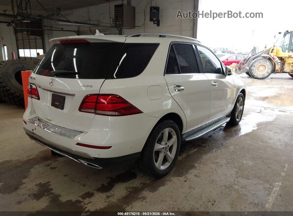 4JGDA5HB9JB148764 2018 MERCEDES-BENZ GLE 350 White Trasero derecho