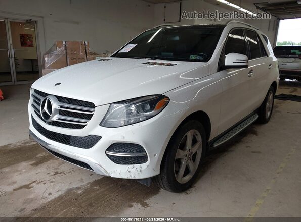 4JGDA5HB9JB148764 2018 MERCEDES-BENZ GLE 350 White Vista tres cuartos delantera izquierda