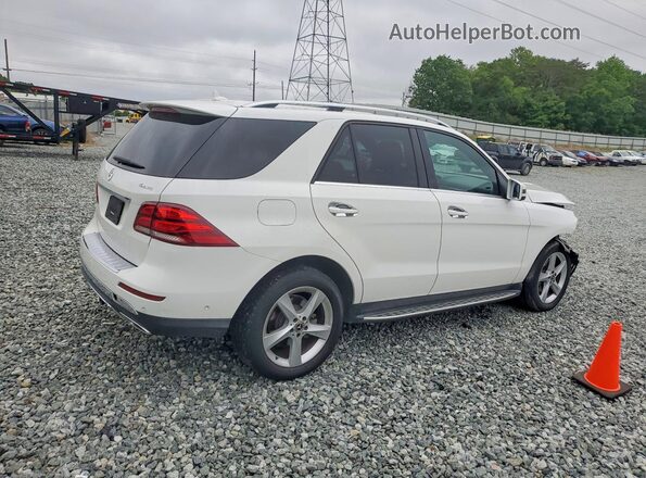 4JGDA5HB9JB174989 2018 MERCEDES-BENZ GLE Белый Задняя правая четверть