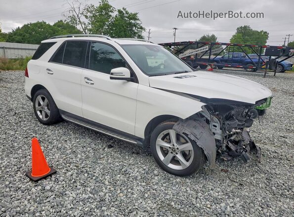 4JGDA5HB9JB174989 2018 MERCEDES-BENZ GLE Белый Передняя правая четверть