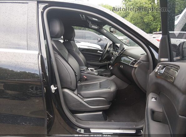 4JGDA5HBXGA757554 2016 MERCEDES-BENZ GLE 350 Black Widok wnętrza z przodu
