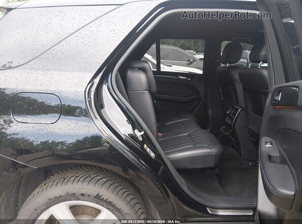 4JGDA5HBXGA757554 2016 MERCEDES-BENZ GLE 350 Black Widok naklejki z numerem VIN