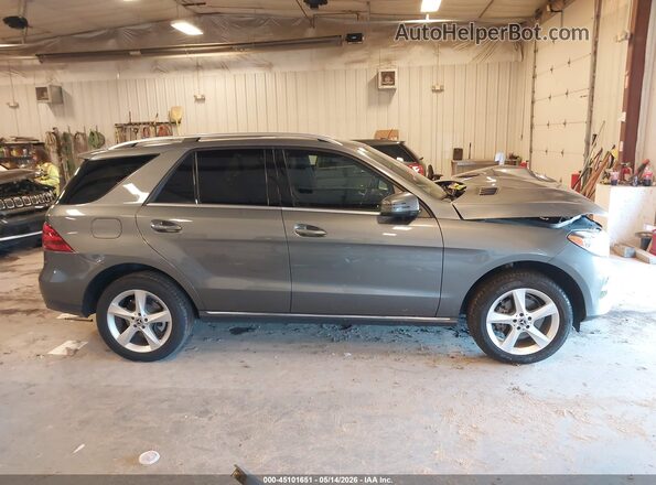 4JGDA5HBXHA947582 2017 MERCEDES-BENZ GLE 350 Gray Vista interior trasera
