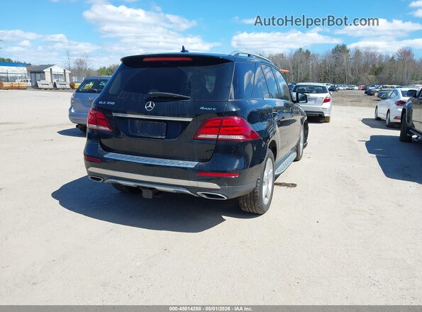4JGDA5HBXJB016239 2018 MERCEDES-BENZ GLE 350 Black უკანა მარჯვენა