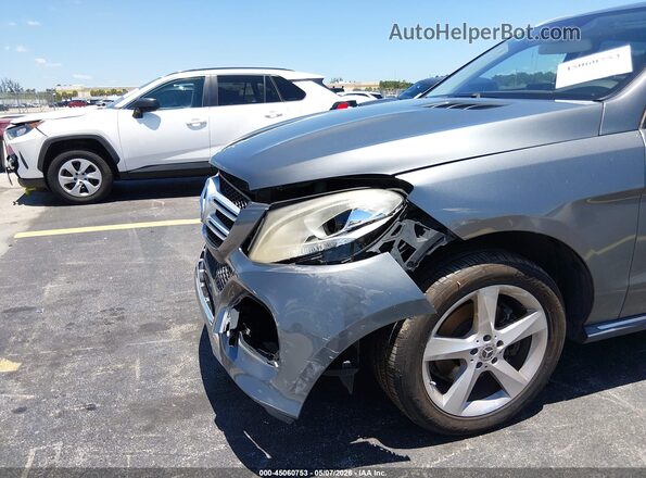4JGDA5JB0JB122435 2018 MERCEDES-BENZ GLE 350 Gray Widok z przodu